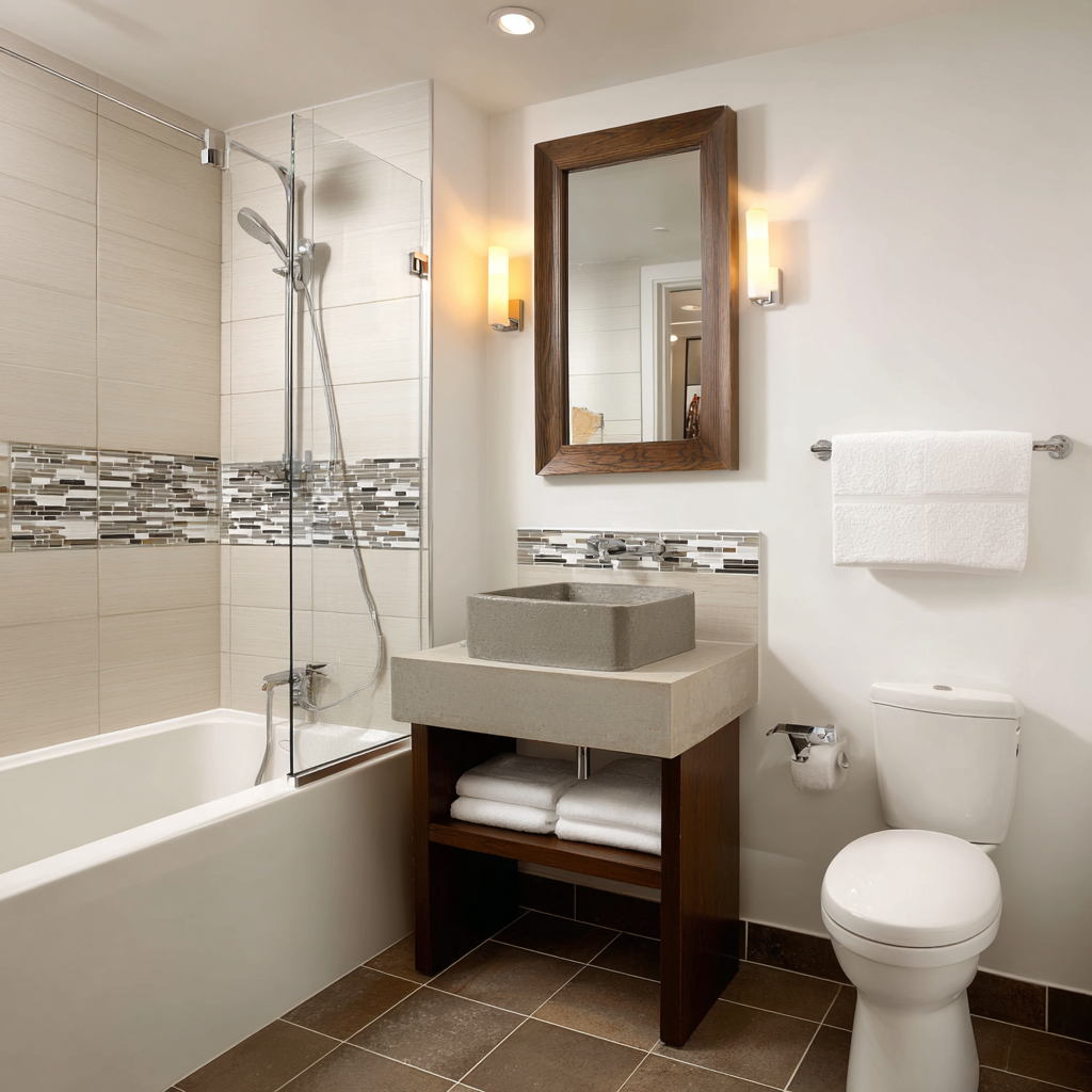Library reading room with floor-to-ceiling bookshelves